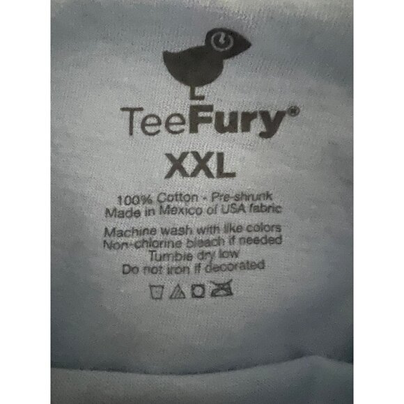 TeeFury Womens Juniors Blue Graphic Transformers Movie T-Shirt 2XL Stretch New - Picture 3 of 3